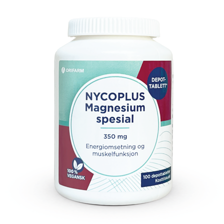 Nycoplus Magnesium spesial 350 mg depottabletter, 100 stk.