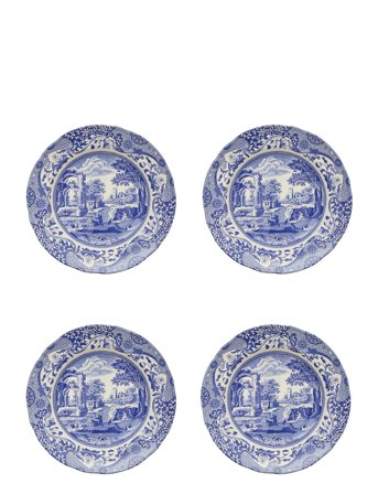 Spode Blue Italian Lunch Plate 4-Pack - Blue - Ø 23 CM