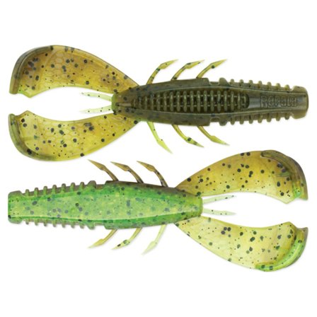 Rapala CrushCity Cleanup Craw 9cm, 8g - Green Pumpkin Chartreuse Peppe