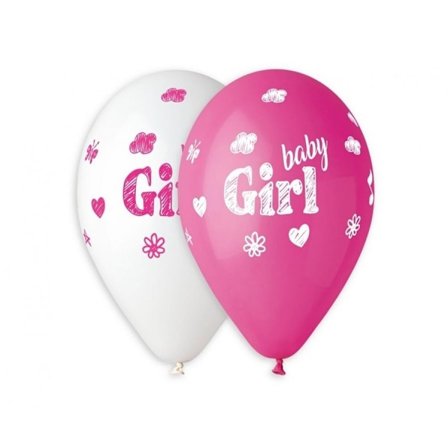 Ballong Baby Girl, 5 st 33 cm (13 tum)