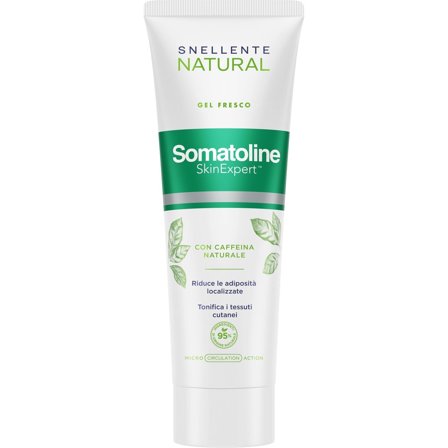 Somatoline Snellente Natural Gel Fresco 250ml - Crema gambe e glutei snellente