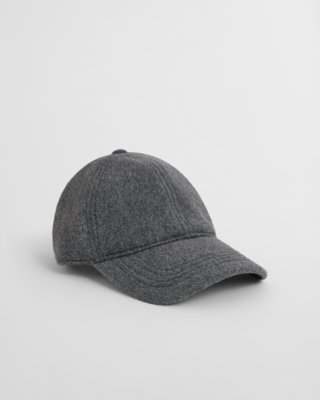 GANT - Melton caps til dame grey melange
