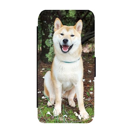 Skrattande Hund iPhone SE 5G Flip Mobilfodral