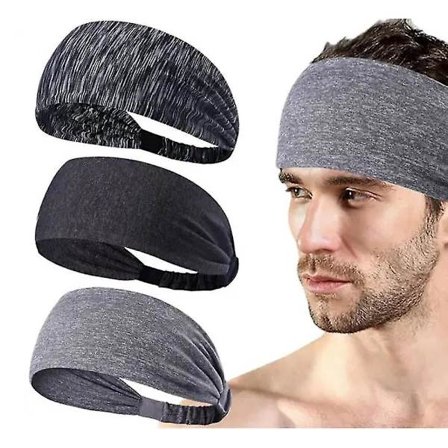 Sport Headband, Non-Slip Workout Headband, Hair Band for Men and Women