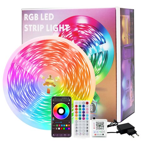 10m LED-valot Bluetooth RGB-valot LED-nauhavalot
