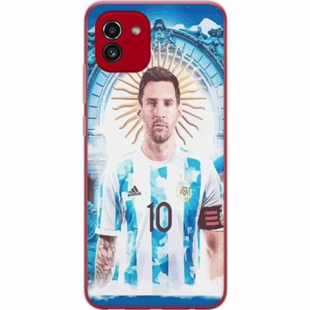 Samsung Galaxy A03 Genomskinligt Skal Messi