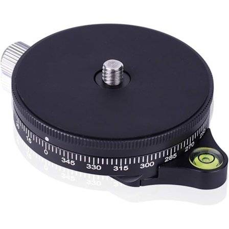 Kamera Panoramisk Panoreringsbas med Arca Swiss-stilplatta, 3/8" Skruv Aluminiumlegering Panorama Kulhuvud Stativ