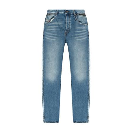 Diesel, Straight Jeans Blauw, Heren, Maat:W29 L32