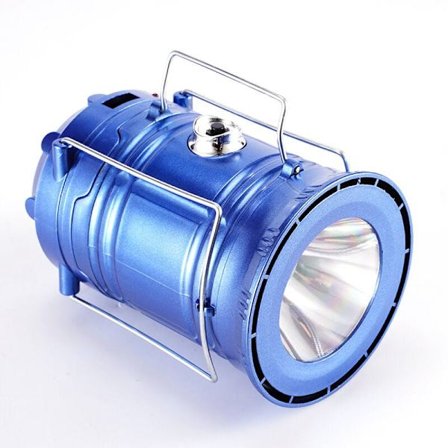 Camping-valaisin USB-ladattava lyhty Camping-valaisin taskulamppu Valaistuslyhty taskulamppu Ulkoilma Camping-lamppu Vedenpitävä 1 kpl (sininen)