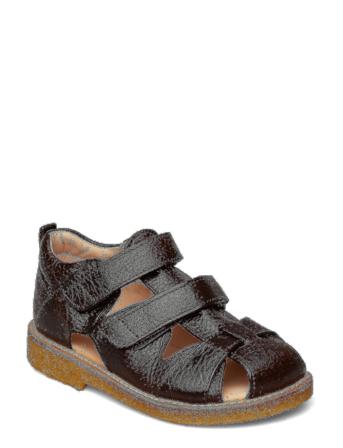 Sandals - Flat - Closed Toe - Shoes Summer Shoes Sandals Sort ANGULUS