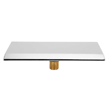 Vandfald Kar Spout G1/2 Udvendigt Gevind Spa Badeværelse Pool Svømmebassin Sølv Vægmonteret Vandf