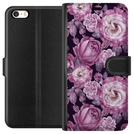 Yhteensopiva Lompakkokotelo Apple Apple iPhone SE (2016) Kukat