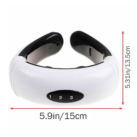 Elektrisk impuls nakkemassasjeapparat nakkering mønster smertelindring stimulator massasjemaskin 6 moduser elektrisk nakke- og skuldermassasjeapparat