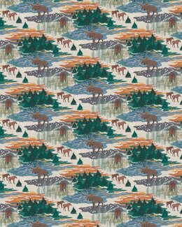 Metervare Elgrike Oransje - Arvidssons Textil