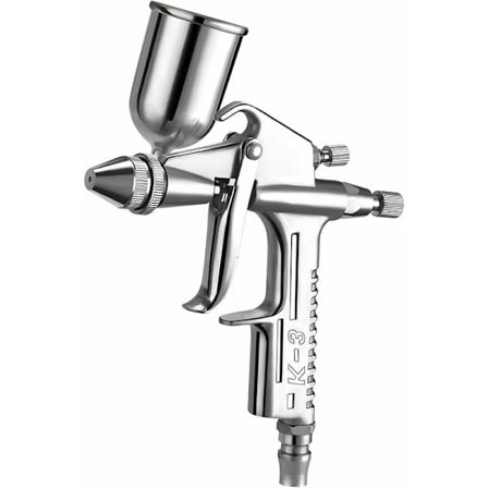 Hvlp-färgspruta, K3-färgspruta, luftdriven spruta, fin färgspruta, 0,5 mm sprutverktyg, 125 cc munstycke för industriella behov