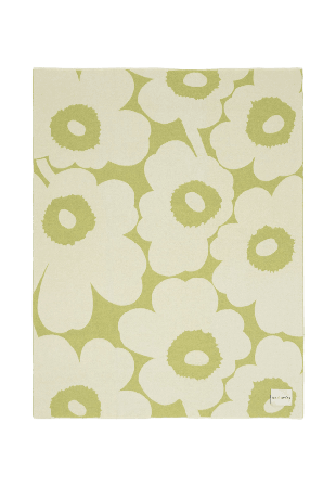 Marimekko Unikko Throw 130x170cm Överkast Unisex Grön 130X170