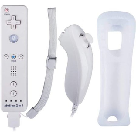 2 i 1 integreret Wiimote Motion Plus-controller og Nunchuk