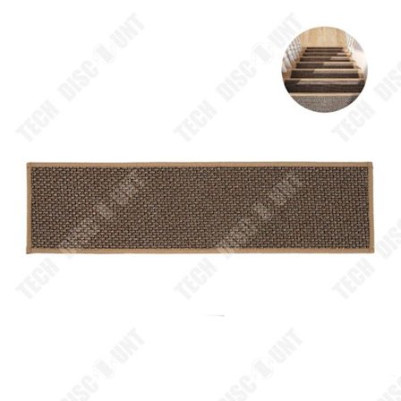 Trappmatta - TD - 20*75CM - Halkfri - 5 Bitars - Mörkbrun