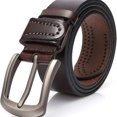 Herrebælte, herrebælte i læder, herrebælte mørkebrun KLB