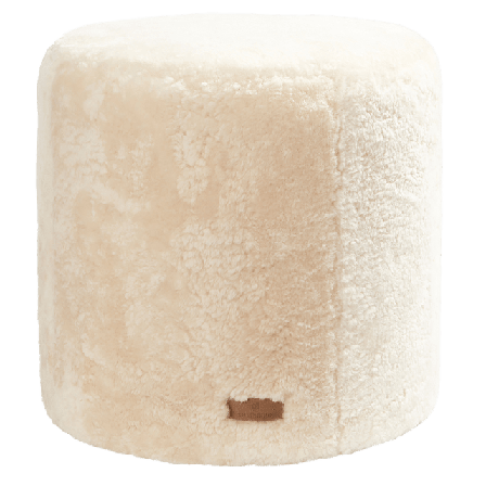 Shepherd Frida Sittpuffar Unisex Vit 40x40 cm