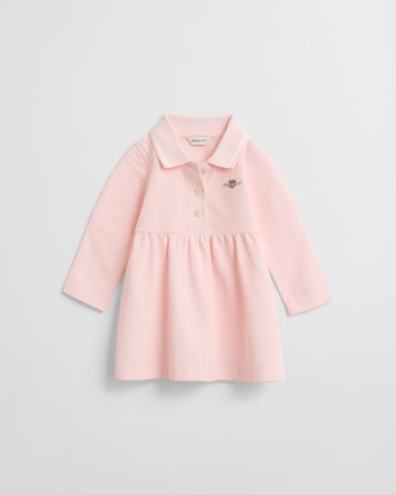 GANT Kinder Girl Piqué Rugger Kleid (68) Rosa