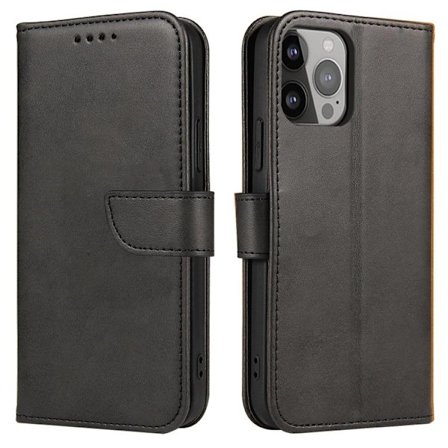 Asus Zenfone 9 Plånboksfodral Magnetic Flip - Svart