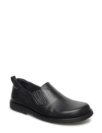 Shoes - Flat - With Elastic Black ANGULUS