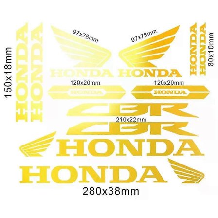 Con Vinyyli Moottoripyörän Honda Logo Tarra Sarjat Cbr Hrc Tankki Kypärä Tarrasarja