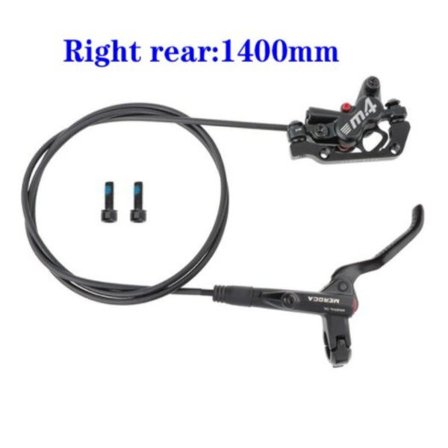 MEROCA MTB cykel hydraulisk broms Aluminiumlegering 800*1400mm 4 Pushes Piston M4 broms 160mm broms skiva cykel bromssystem MT200