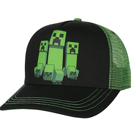 Minecraft baseballcaps solhatt duckbill hatt creeper jente Steve gutt barn sommer solhatt