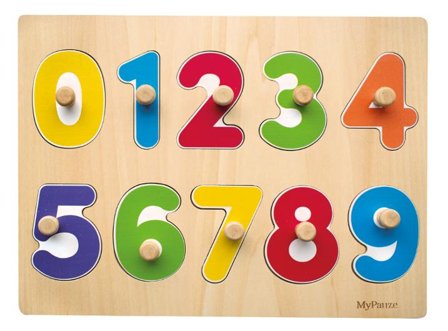 MYPAUZE Knoppussel siffror - Lyreco - Skola och förskola - Lekmaterial - Pussel - Knoppussel