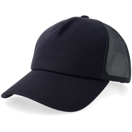 Equip - Svart trucker Keps - Black Canvas A-frame Golfer Trucker @ Hatstore