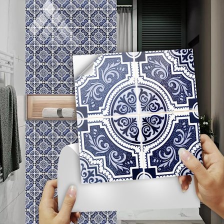 Flise klistermærker til badeværelse og køkken 10 stk 6