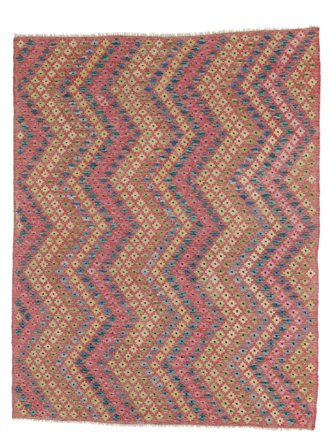 Kilim Afghan Old Style Rug 170X240 Brown/Dark Red Wool, Afghanistan