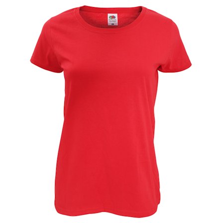 Fruit of the Loom Dam/Damer Lady Fit Kortärmad T-shirt