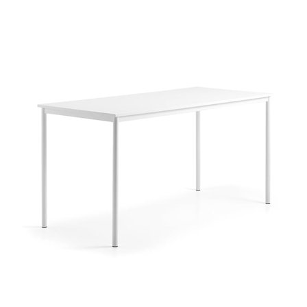Stół BORÅS, 1800x800x900 mm, blat z funkcją tablicy suchościeralnej, biały