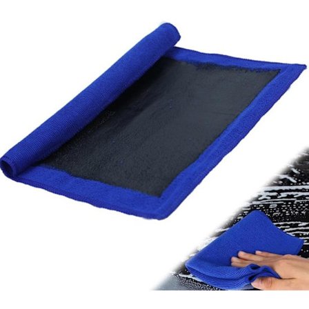 ING Bil-leire Poleringsklut - Perforert Poleringsklut - Fjerner harpiks, tjære, fluer, fugleskitt - Ripefri - 30 x 30 cm