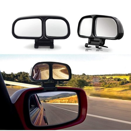 Blindsonespeil for bil, 2-pakning justerbart vidvinkelspeil for varebil tilhenger bil