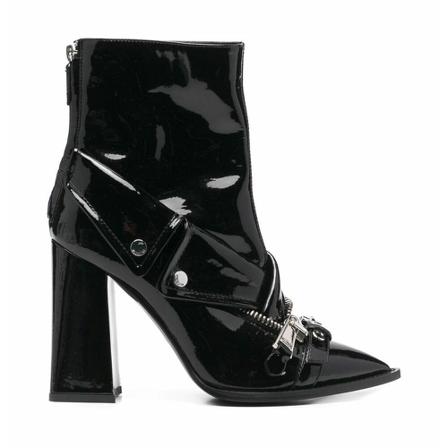 Moschino, Boots Zwart, Dames, Maat:37 EU,leer