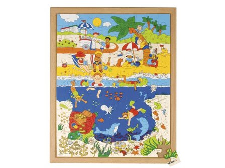 Rampussel hav, 40x50 cm - Lyreco - Skola och förskola - Lekmaterial - Pussel - Rampussel