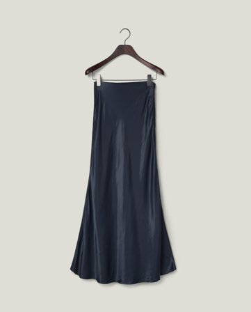 Lexington Maxi Satinrock Marineblau