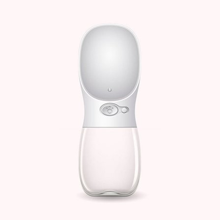 Hundvattenflaska 350ml Outdoor Portable - Vit