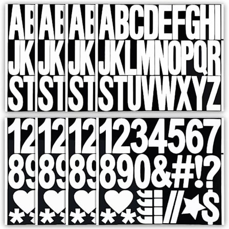 220 kpl isoja kirjaimia tarrat symbolit itseliimautuvat