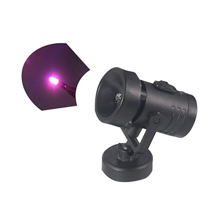 Färgglad modell Spotlight Garage Display Scen Projektionslampa