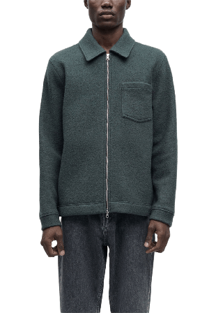 SAMSOE Hannes Full Zip Tröjor Herr Grön XXL