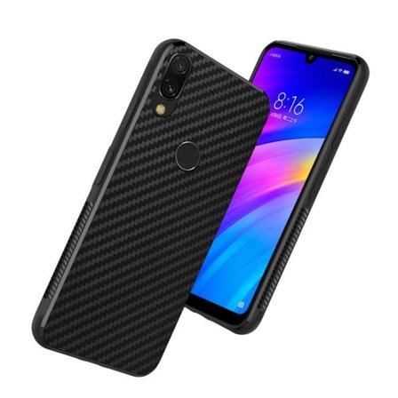 Carbon Fiber TPU Case Xiaomi Redmi Note 7 - Sort - flere farver Black