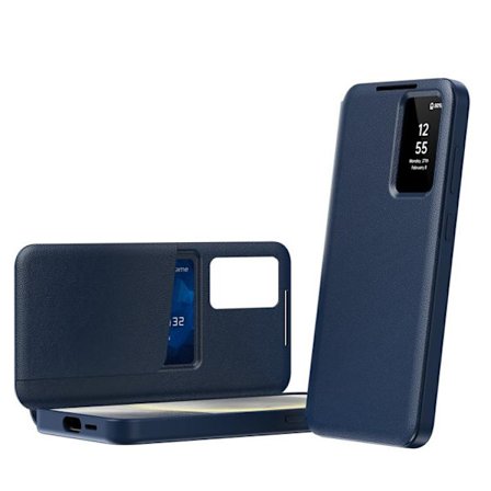 Samsung Galaxy S24 FE 5G Cover med Smart View Vindue og Kortlommer{f2}