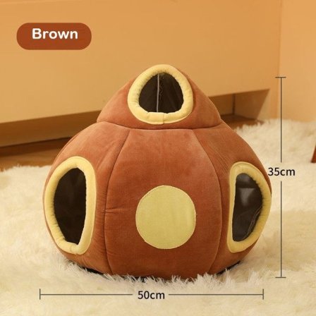 Kreativ Katt seng Tunnel Fleggbar Luftskip Shaped Kjæledyr Interaktive Leke Leker