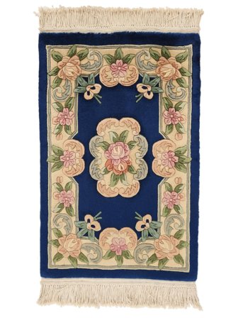 60X90 Tappeto Cinesi 90 Line Orientale Nero/Marrone (Lana, Cina) Carpetvista