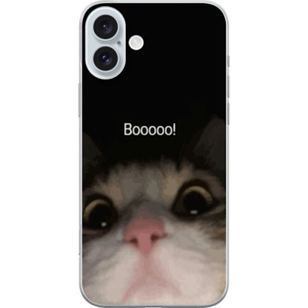 Kompatibelt Mobilskal till Apple Apple iPhone 16 Plus Boo! Katt
